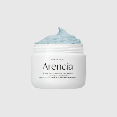 Arencia Fresh Blue Hyssop Rice Mochi Cleanser