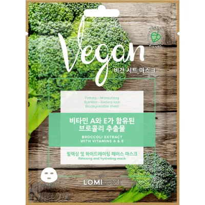 Lomi lomi vegan mask with broccoli extract and vitamins 26 ml