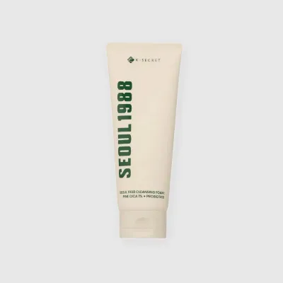 K-SECRET SEOUL 1988 Cleansing Foam: Pine Cica 1% + Probiotics