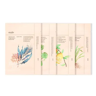 Pack de 4 Mascarillas Faciales Ondo Beauty 36.5