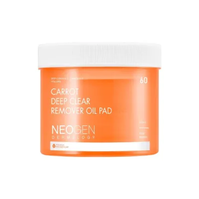 Dermalogy Carrot Deep Clear Remover Oil Pad