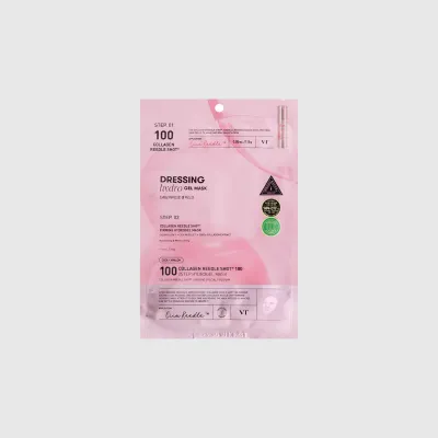 VT COSMETICS COLLAGEN REEDLE SHOT 100 2STEP HYDROGEL MASK