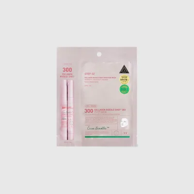 VT COSMETICS COLLAGEN REEDLE SHOT 300 2-STEP MASK