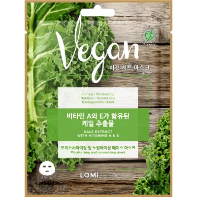 Lomi lomi vegan mask with kale extract and vitamins 26ml