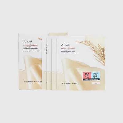 Anua RICE 70 GLOW COLLAGEN MASK