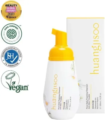 Huangjisoo Pure Daily Foaming Cleanser Anti Skin Trouble